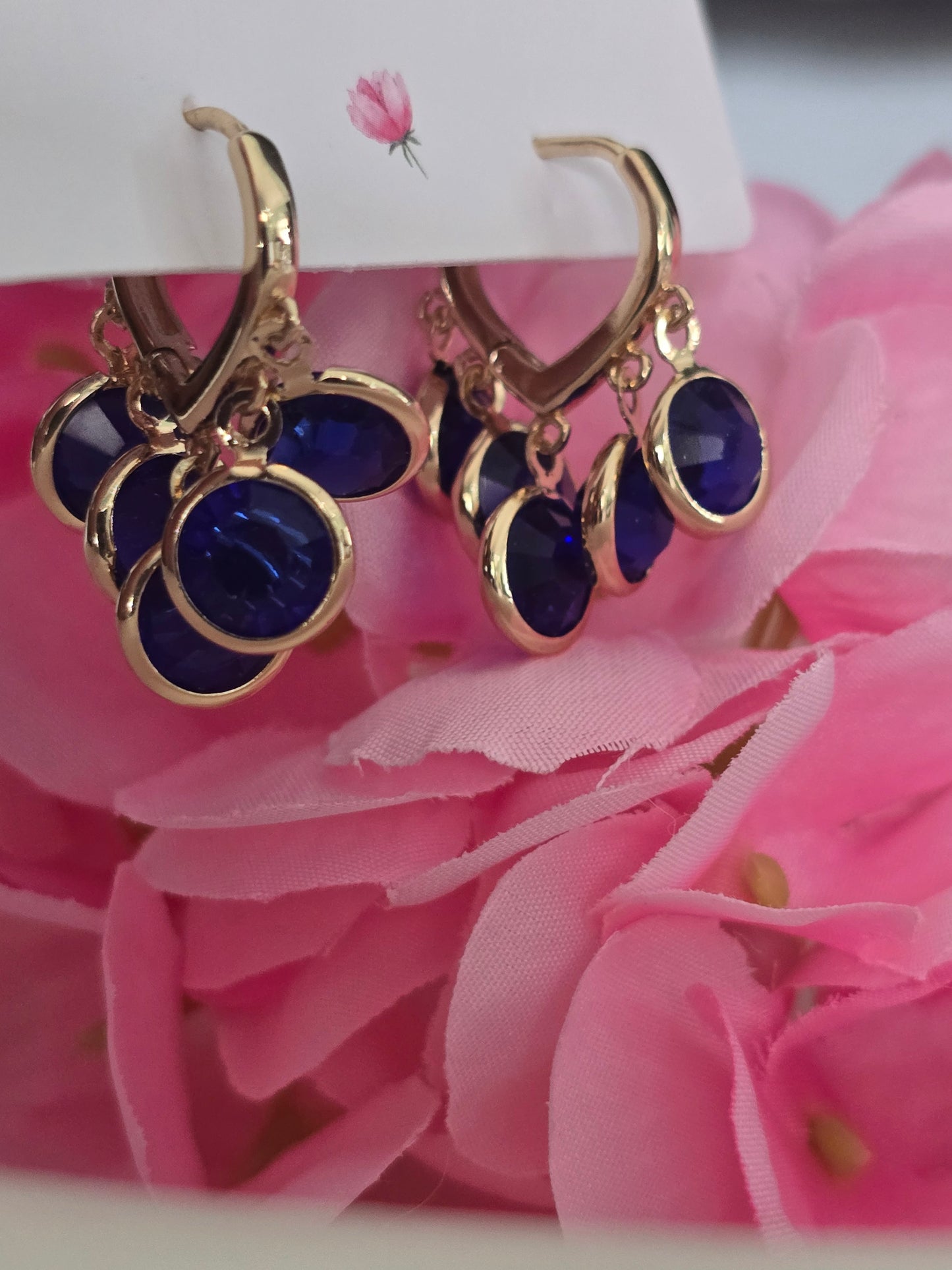 Blue Lagoon Charm Earrings