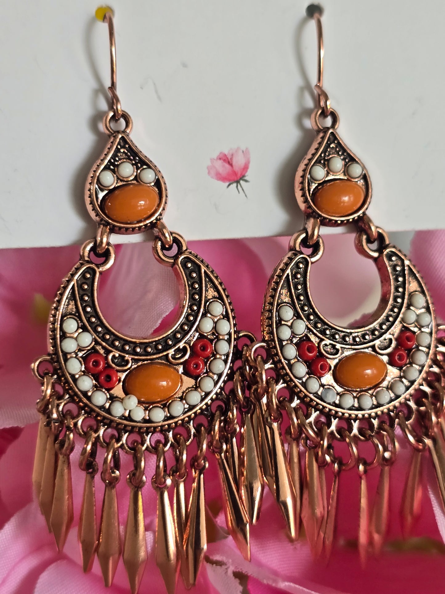 Rosegold Boho Earrings