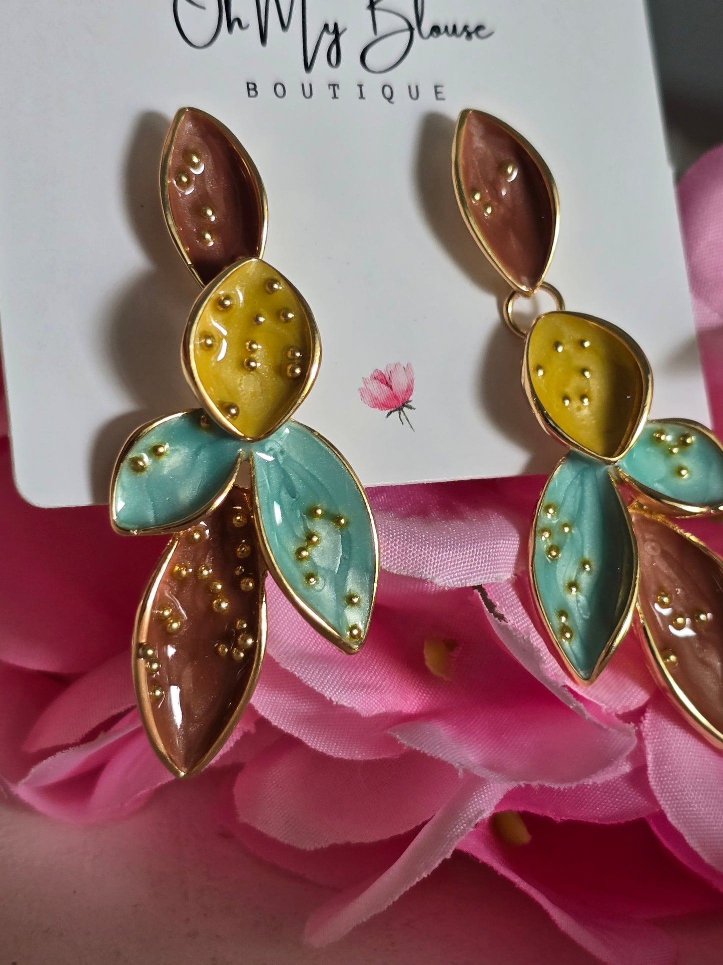 Soft Autumn Leaves Earrings