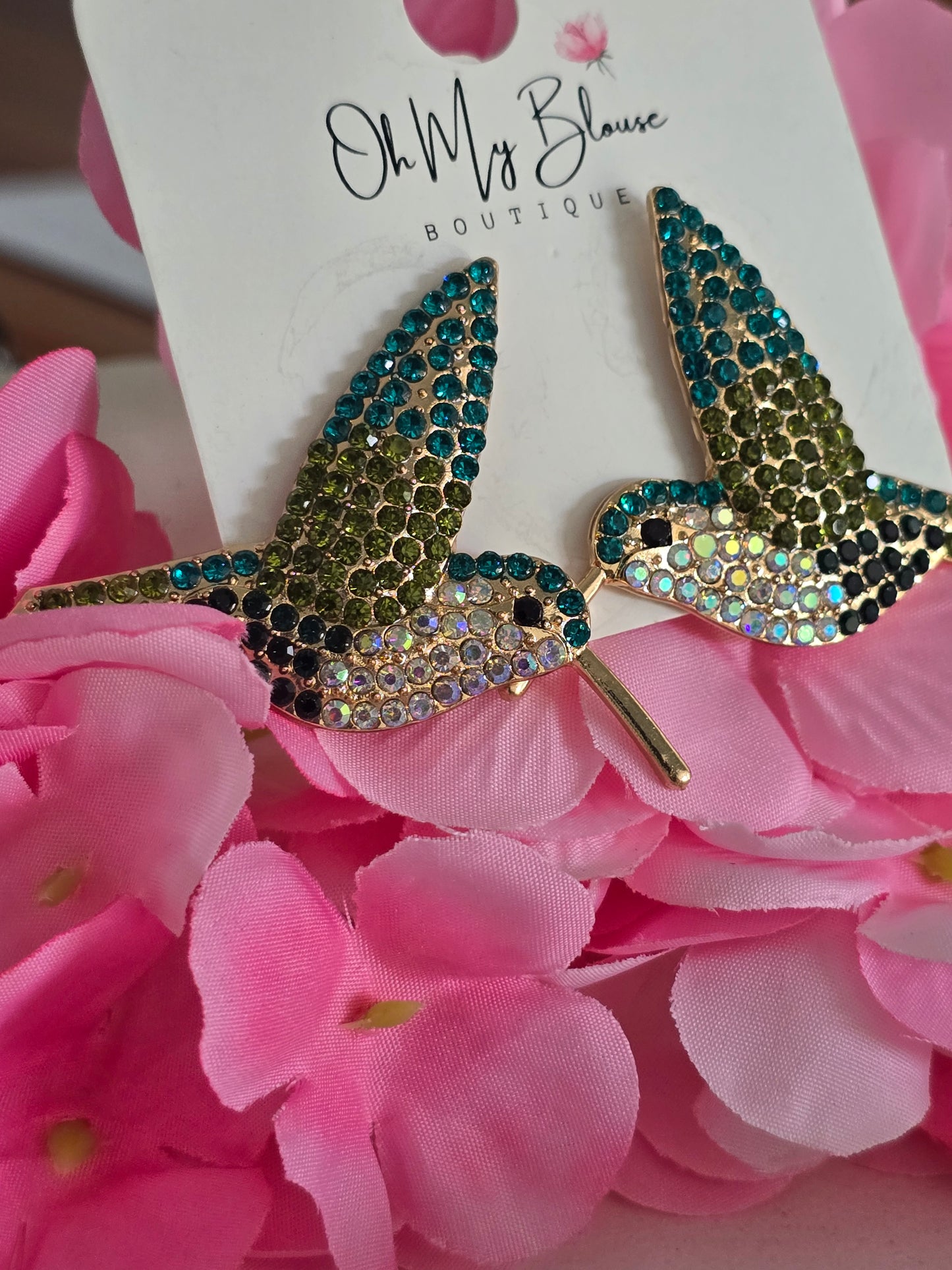 Humming Bird Earrings