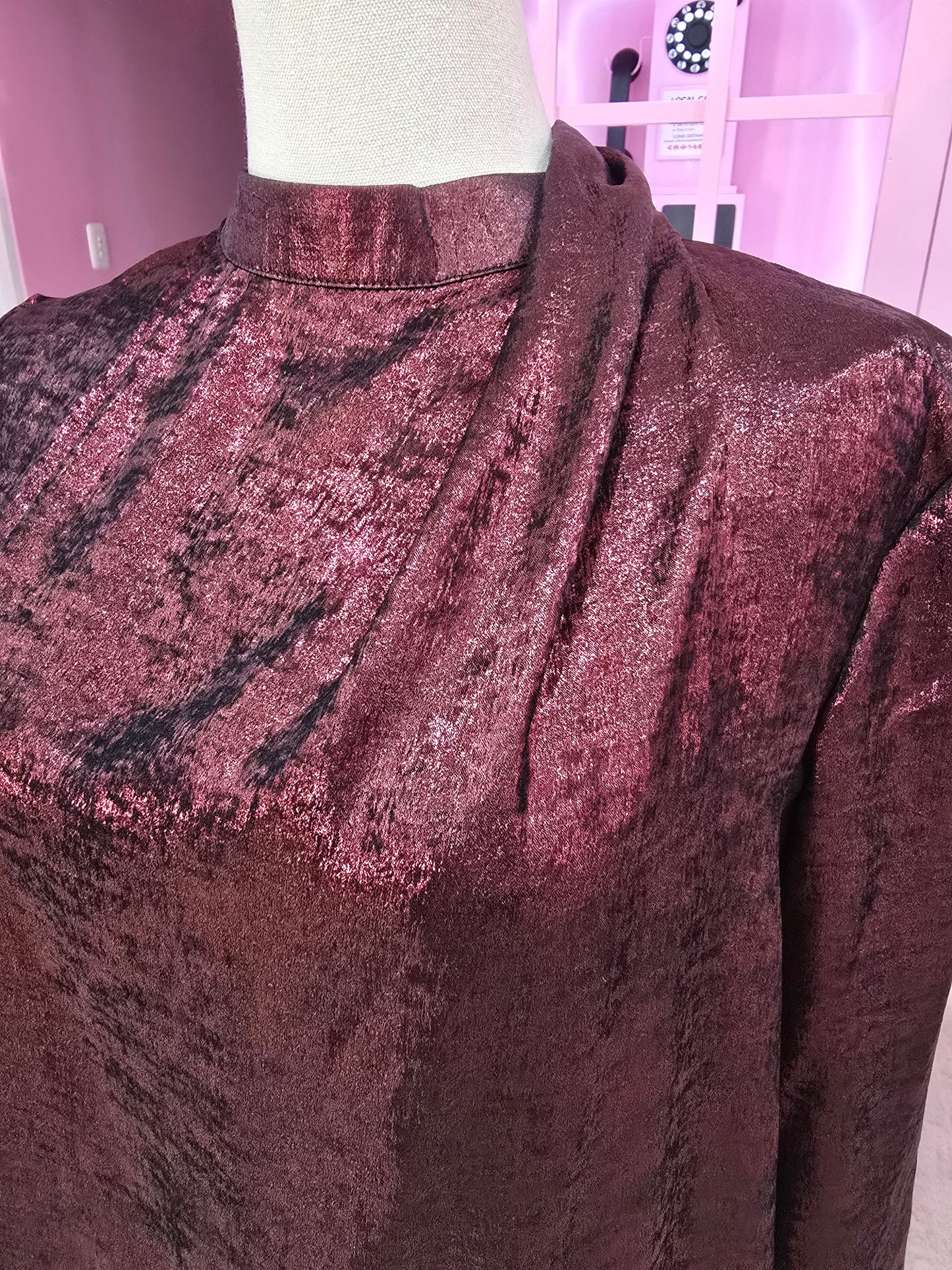 Rustic Maroon Blouse