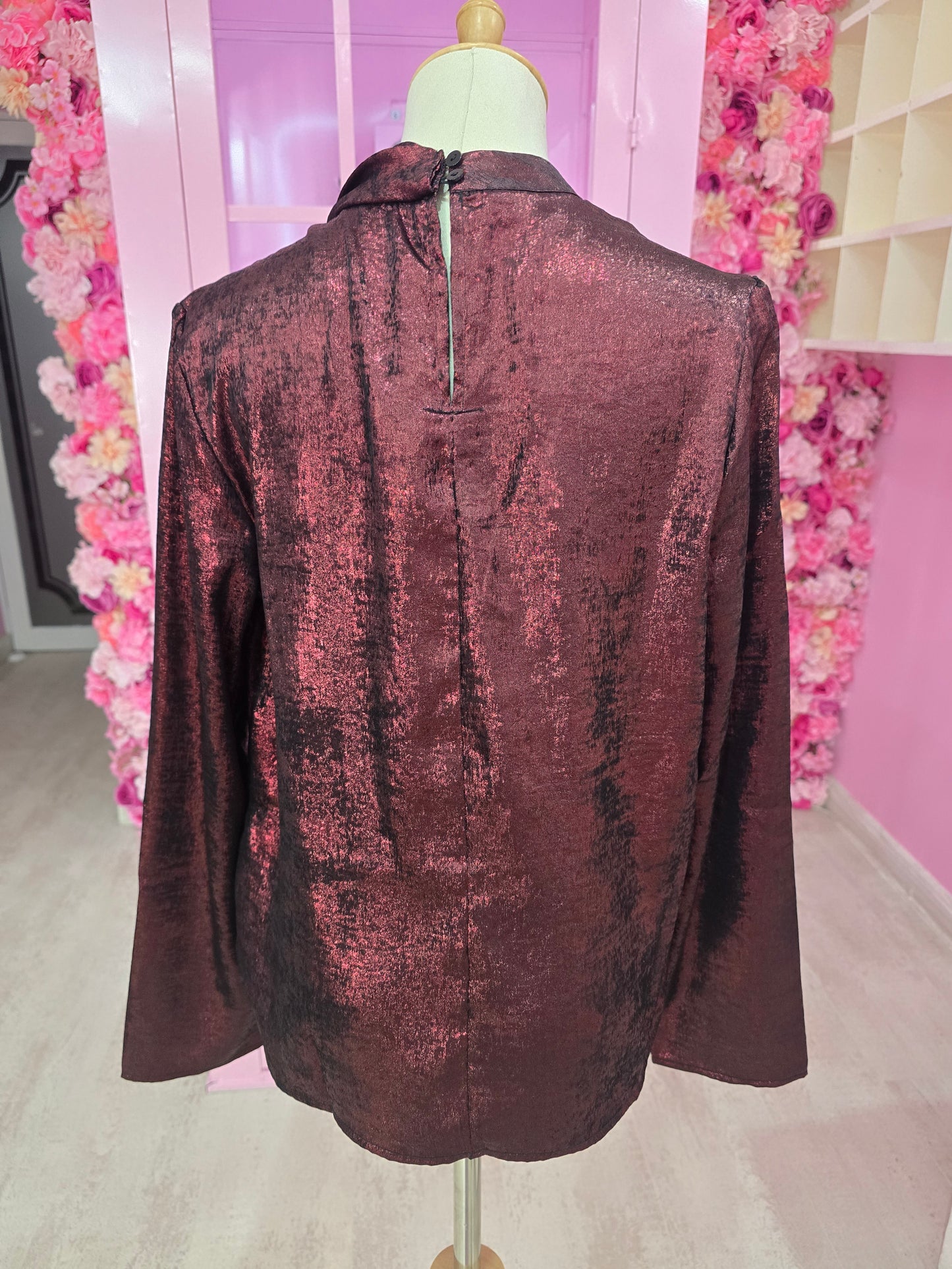 Rustic Maroon Blouse