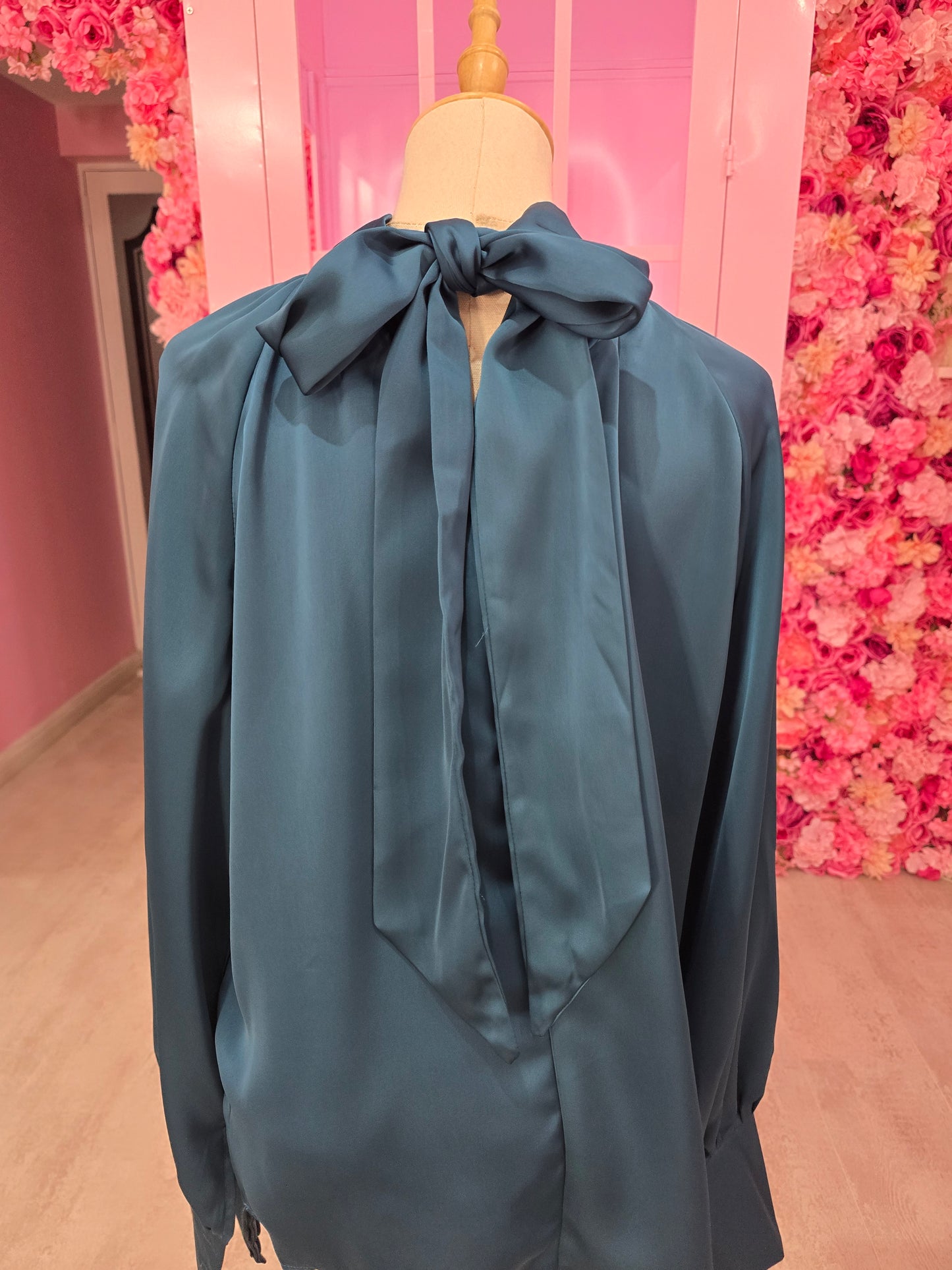 Teal Longsleeve Blouse
