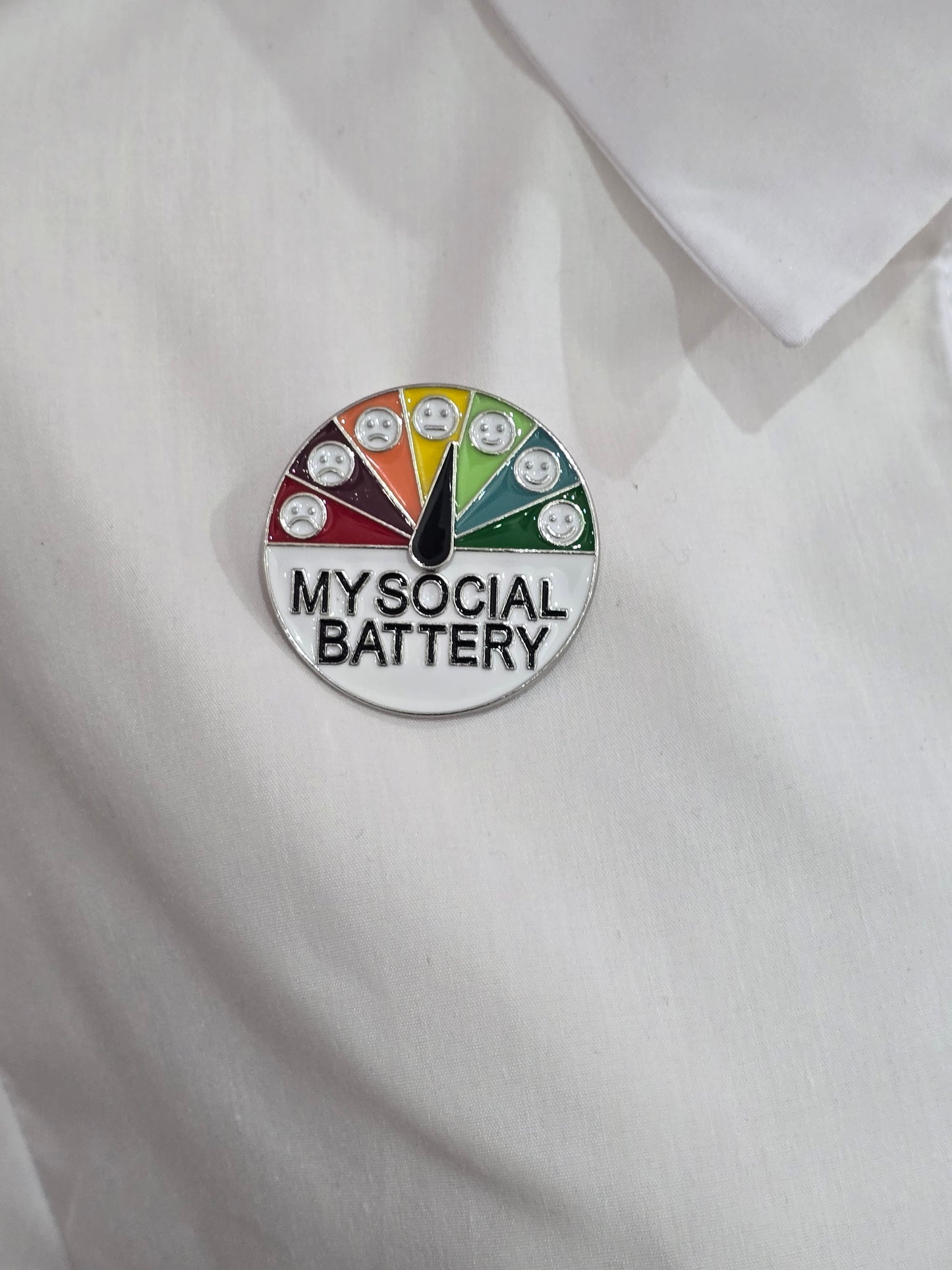 Social Battery Broach