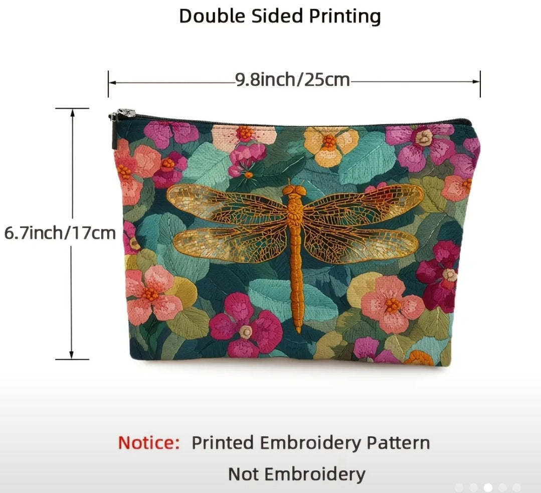 Dragonfly Zipper Pouch