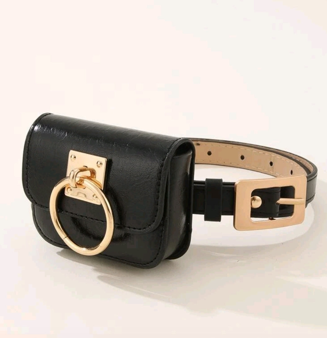 Black Belt & Mini Pouch