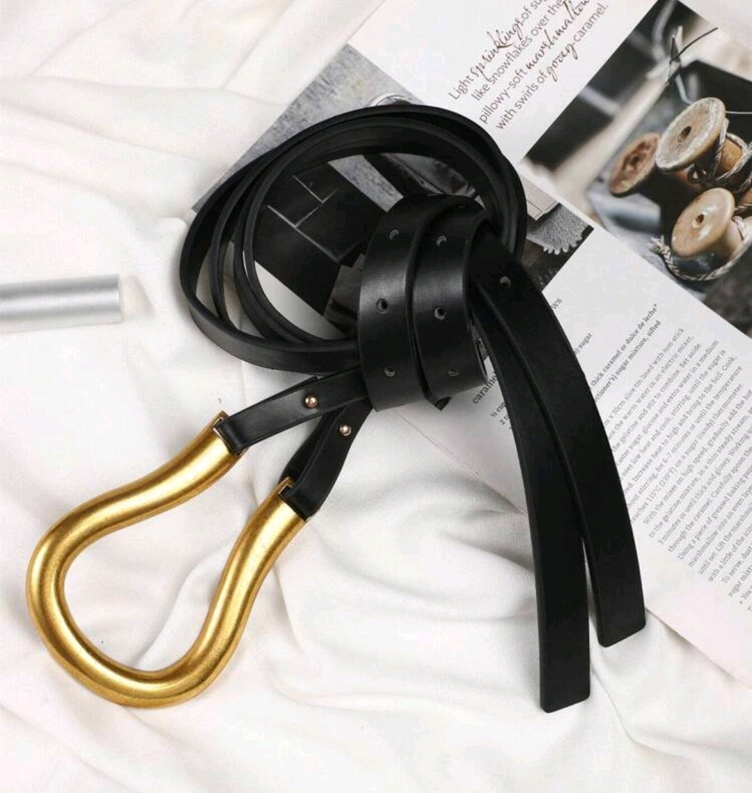 Black Belt Studded