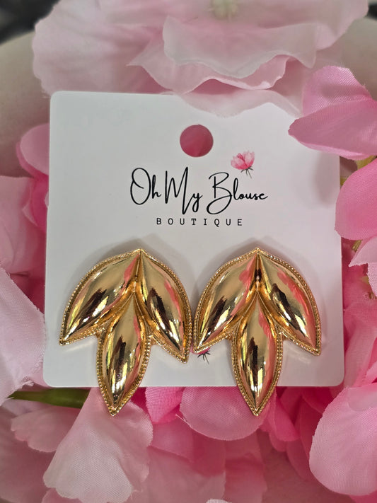 Golden Leaves Earrings