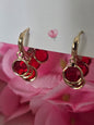 Royal Ruby Charms Earrings