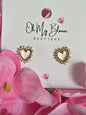 Mini Golden Heart Earrings