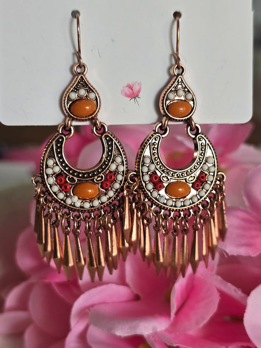 Rosegold Boho Earrings