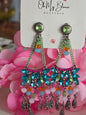 Spring Stones Chandelier Earrings