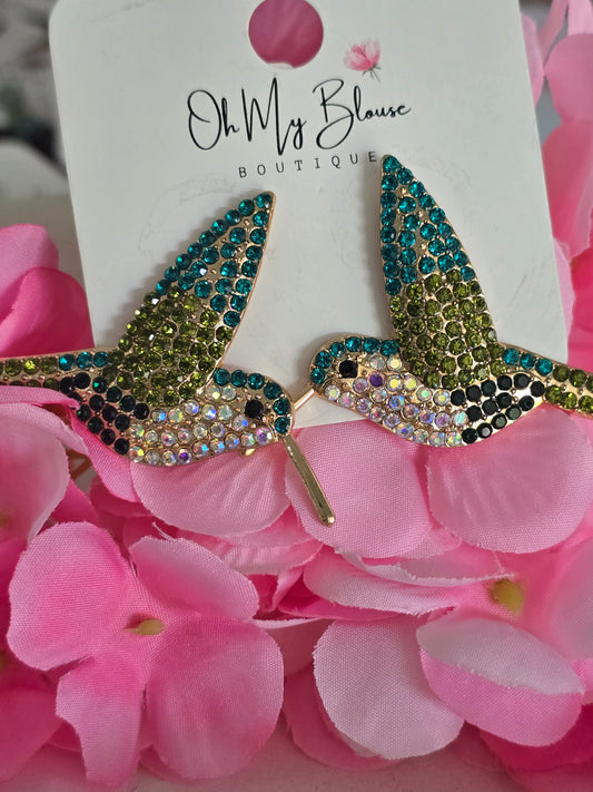 Humming Bird Earrings
