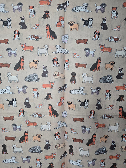Beige Doggies Scarf
