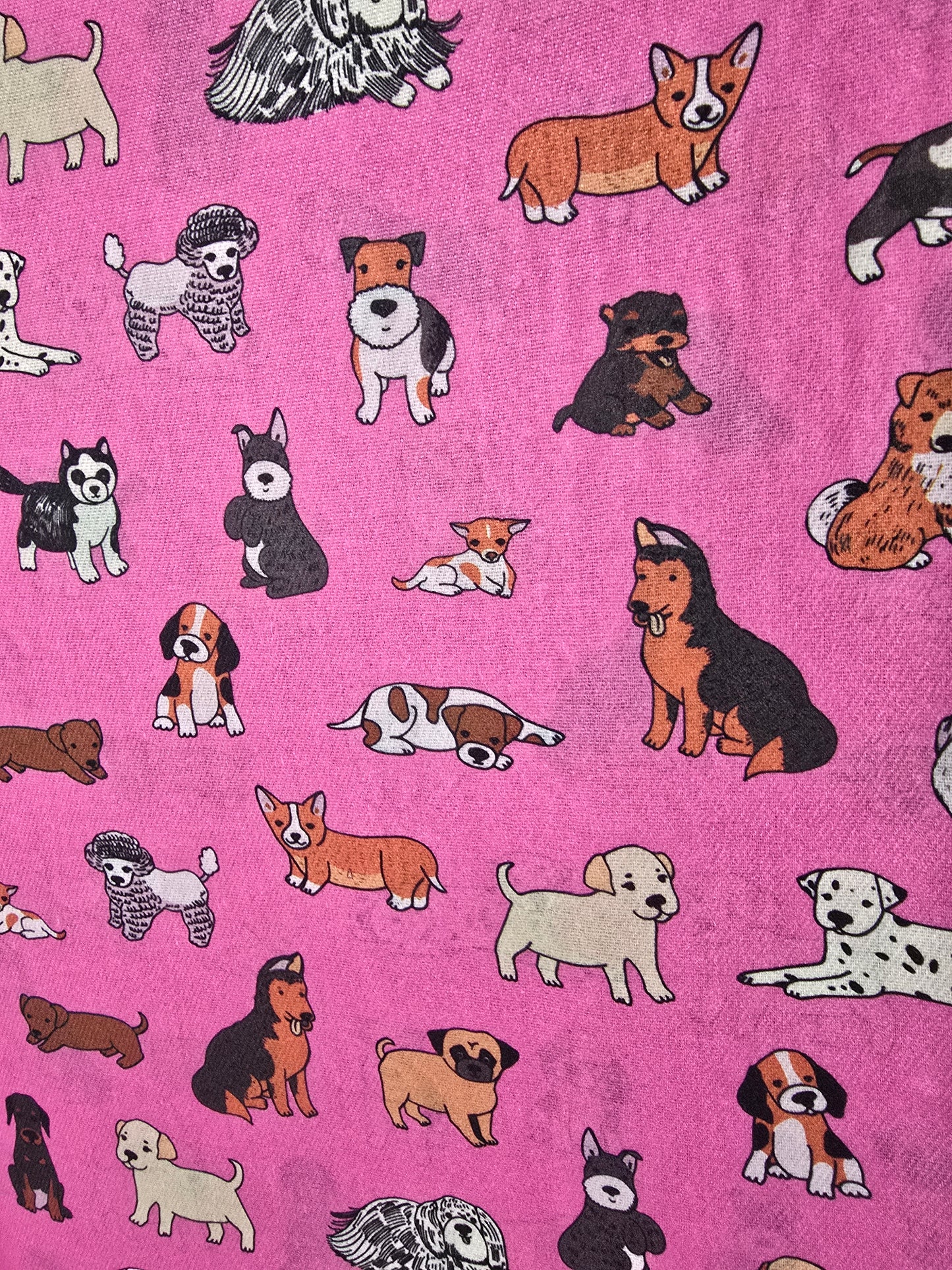 Pink Dog and Cat Scarf