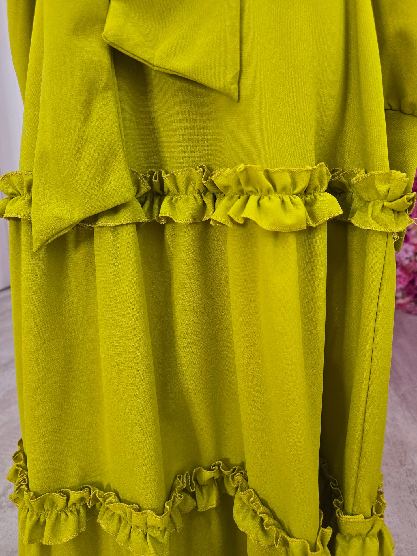 Chartreuse Folklore Dress
