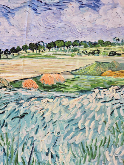 Airy Landscape Mini Silk Scarf