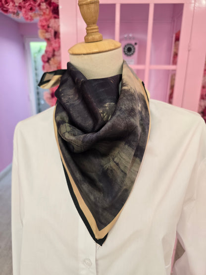 Vintage Windmill Mini Silk Scarf