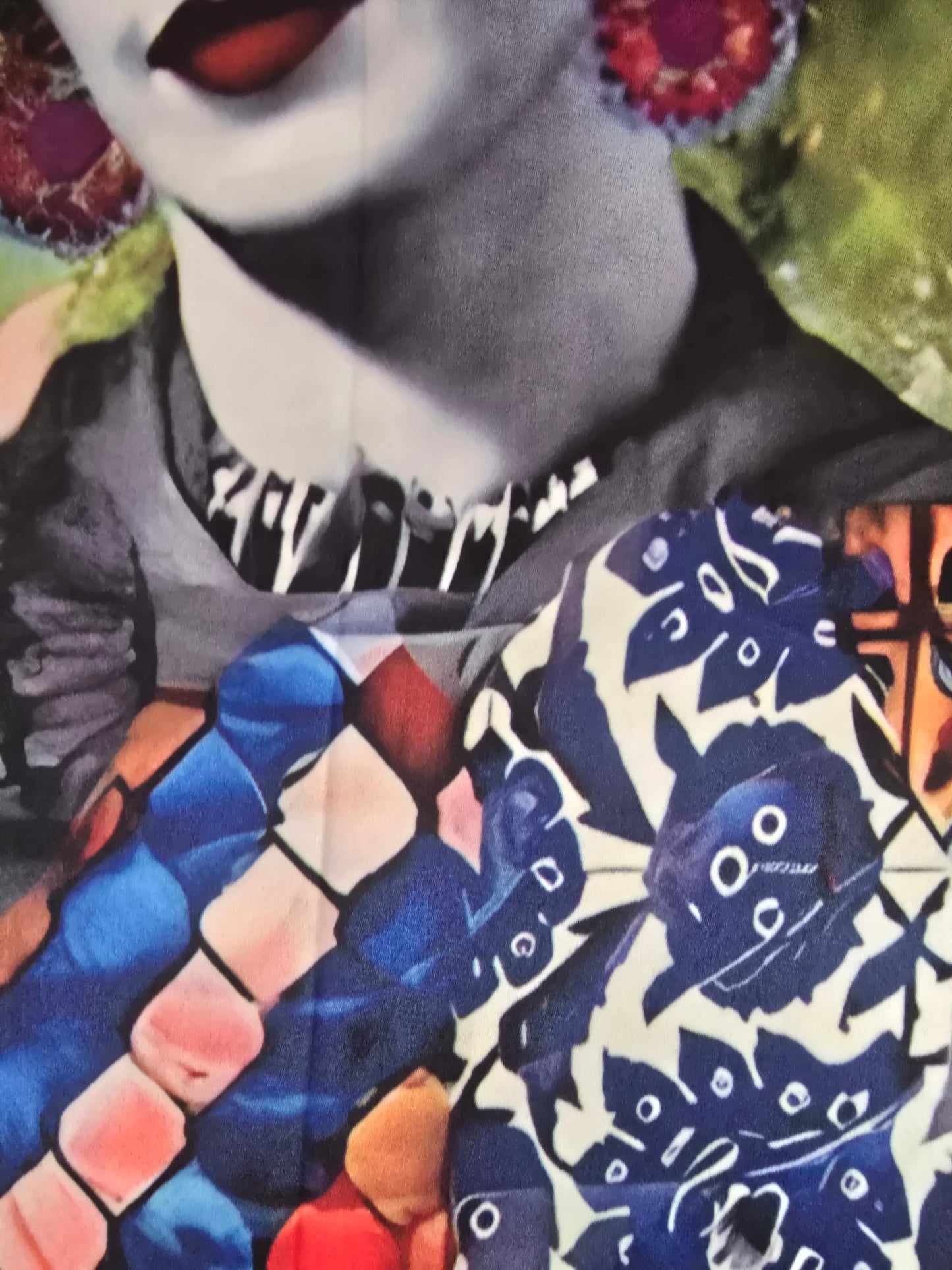 Frieda Bouquet Mini Silk Scarf