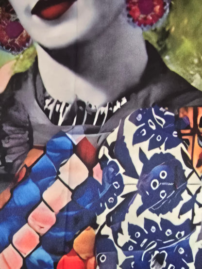 Frieda Bouquet Mini Silk Scarf