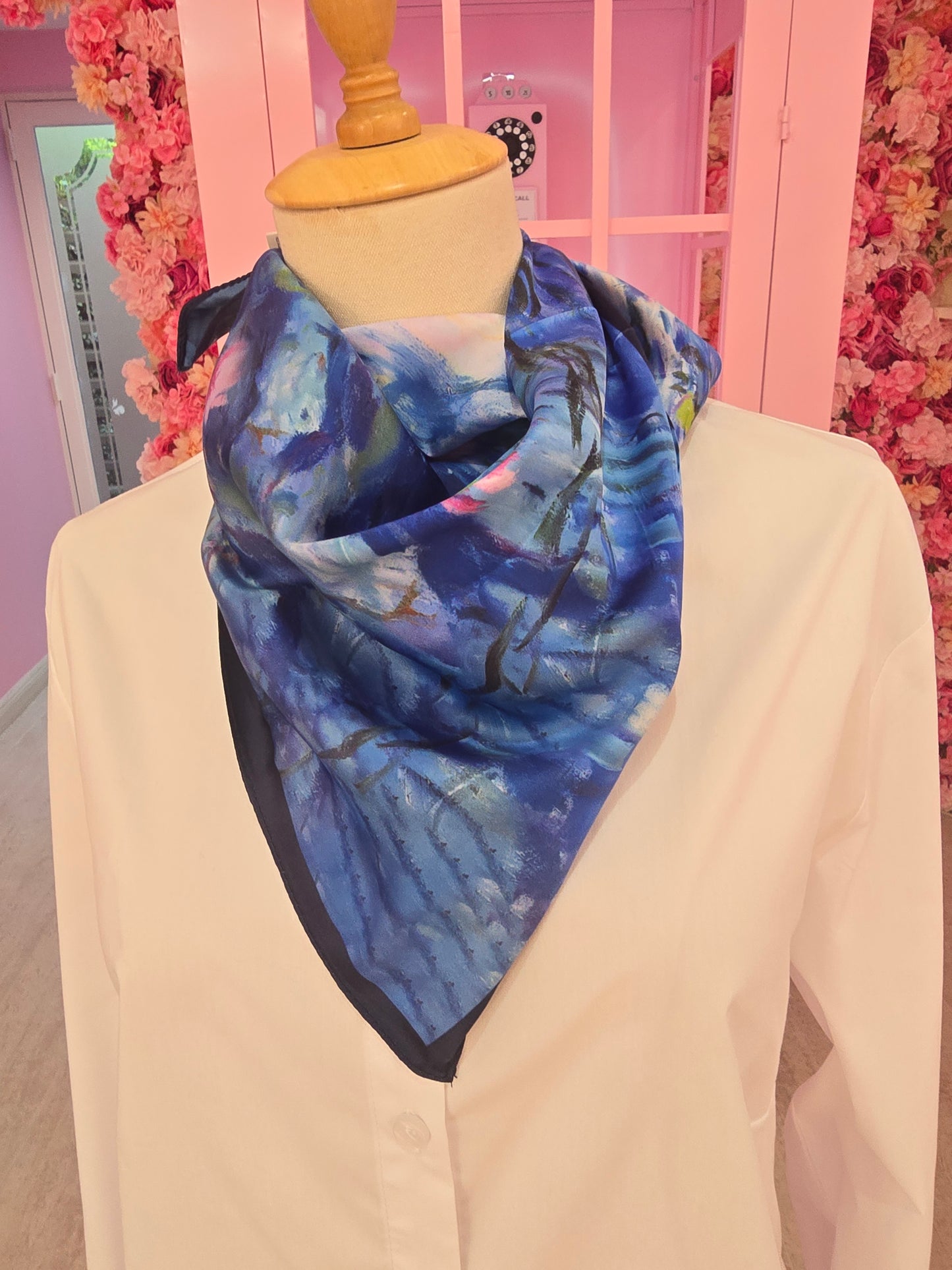 Resting Waters Mini Silk Scarf