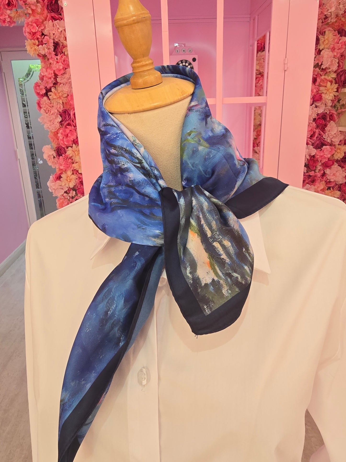 Resting Waters Mini Silk Scarf