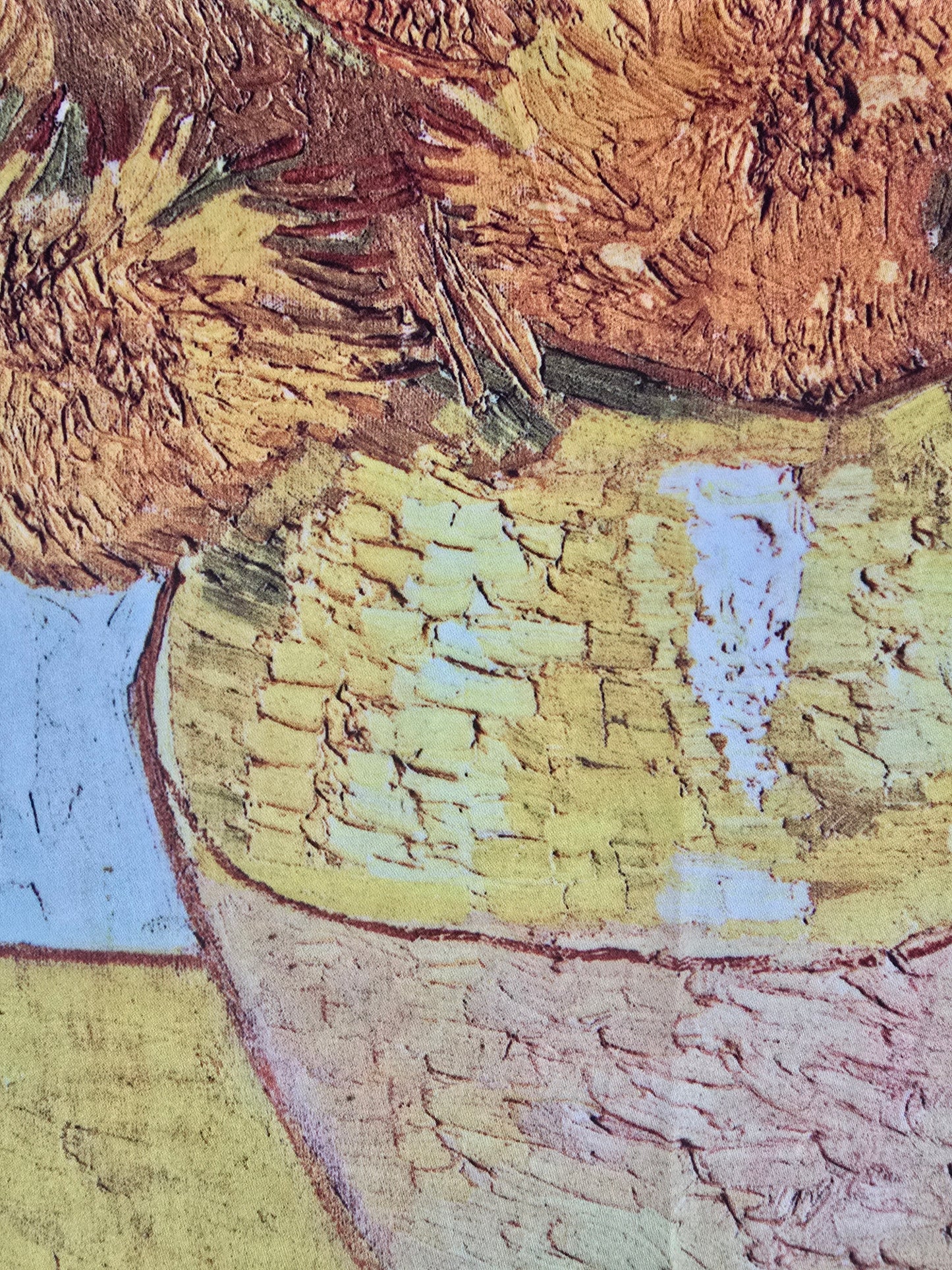Van Gogh Sunflowers Mini Silk Scarf