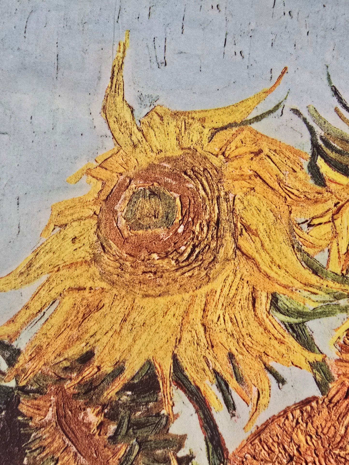 Van Gogh Sunflowers Mini Silk Scarf