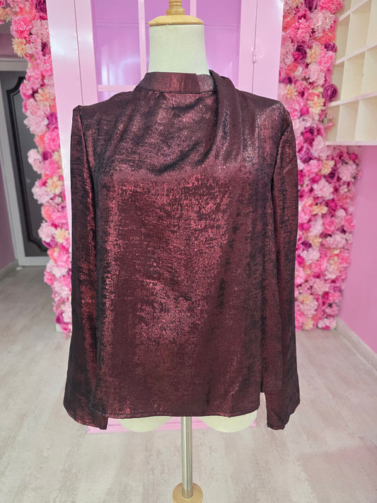 Rustic Maroon Blouse