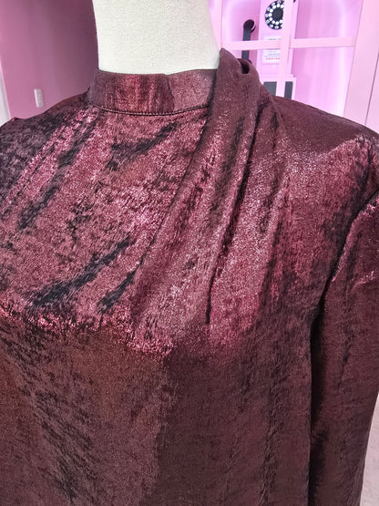 Rustic Maroon Blouse