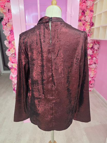 Rustic Maroon Blouse
