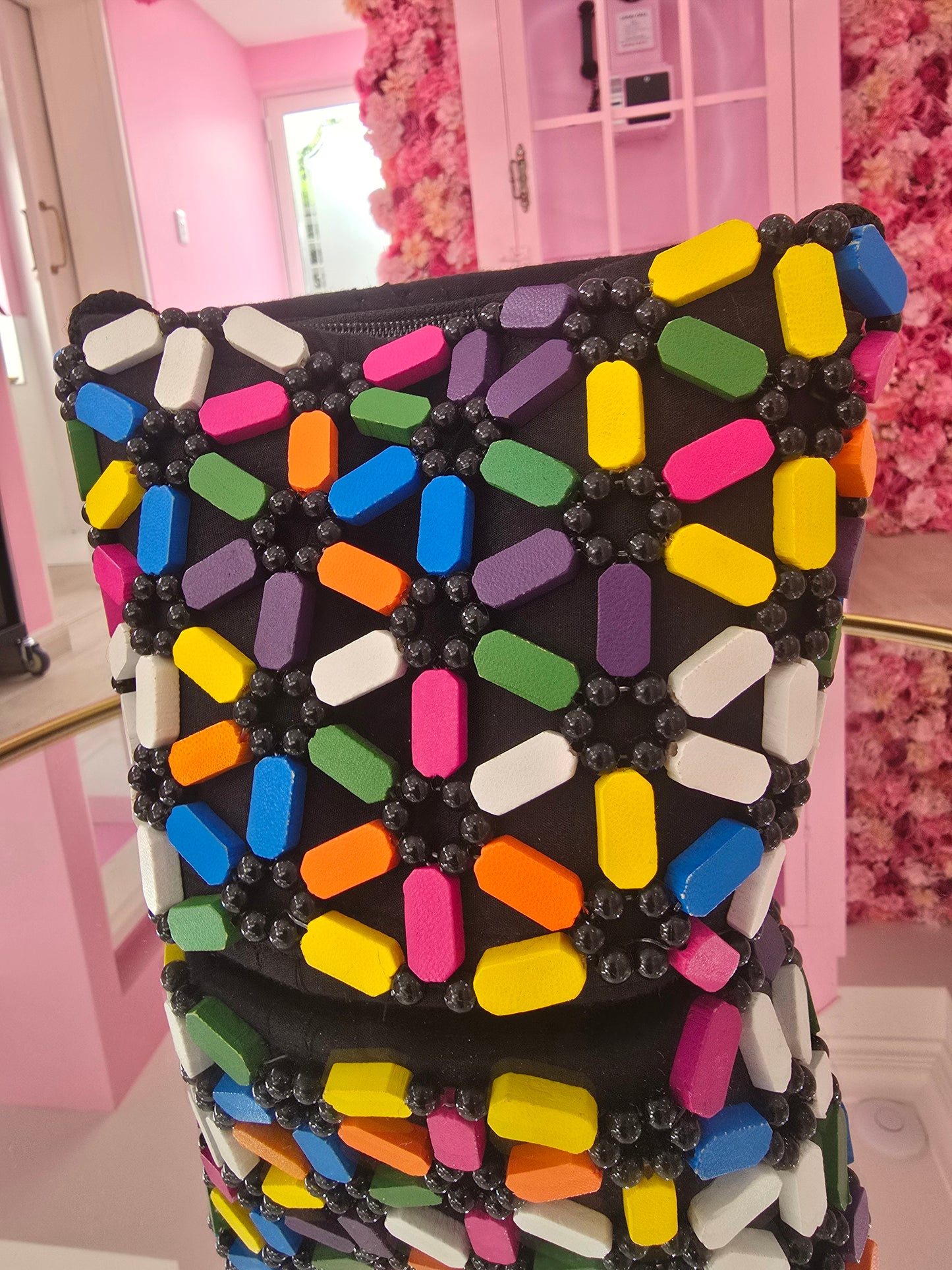 Acceleré - Handcrafted Beaded Handbag