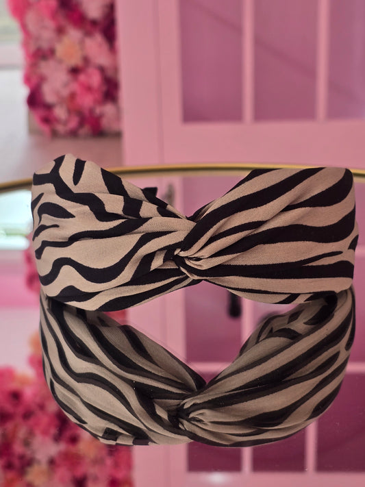 Zebra (Muted) Headband