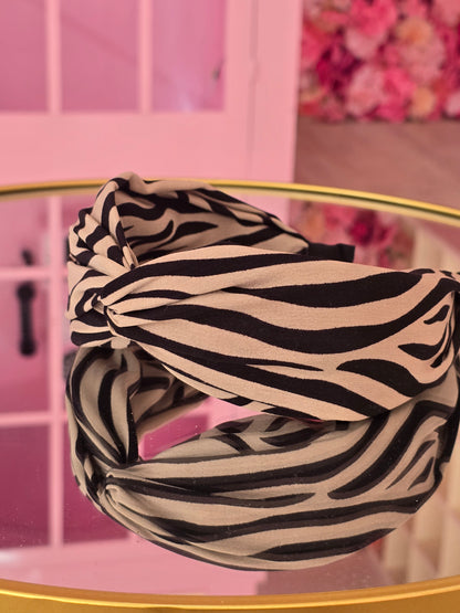 Zebra (Muted) Headband