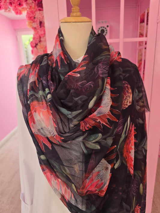 Moody Proteas Scarf