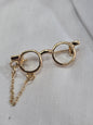 Mini Glasses Broach (Necktie not included)