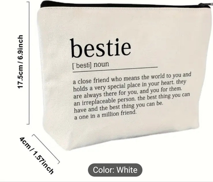 Bestie Zipper Pouch