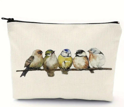Charming Birds Zipper Pouch