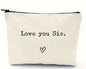 Love you sis - Zipper Pouch