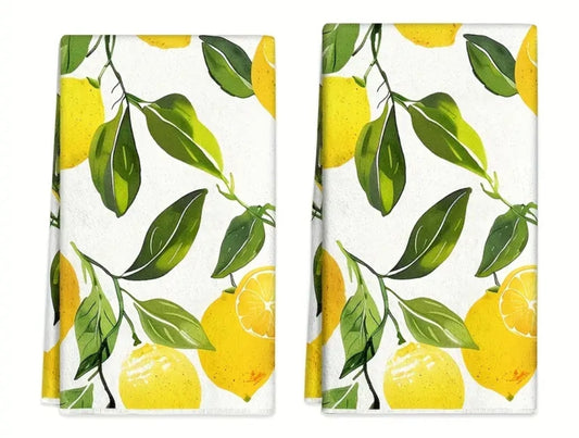 Lemon kitchen towels