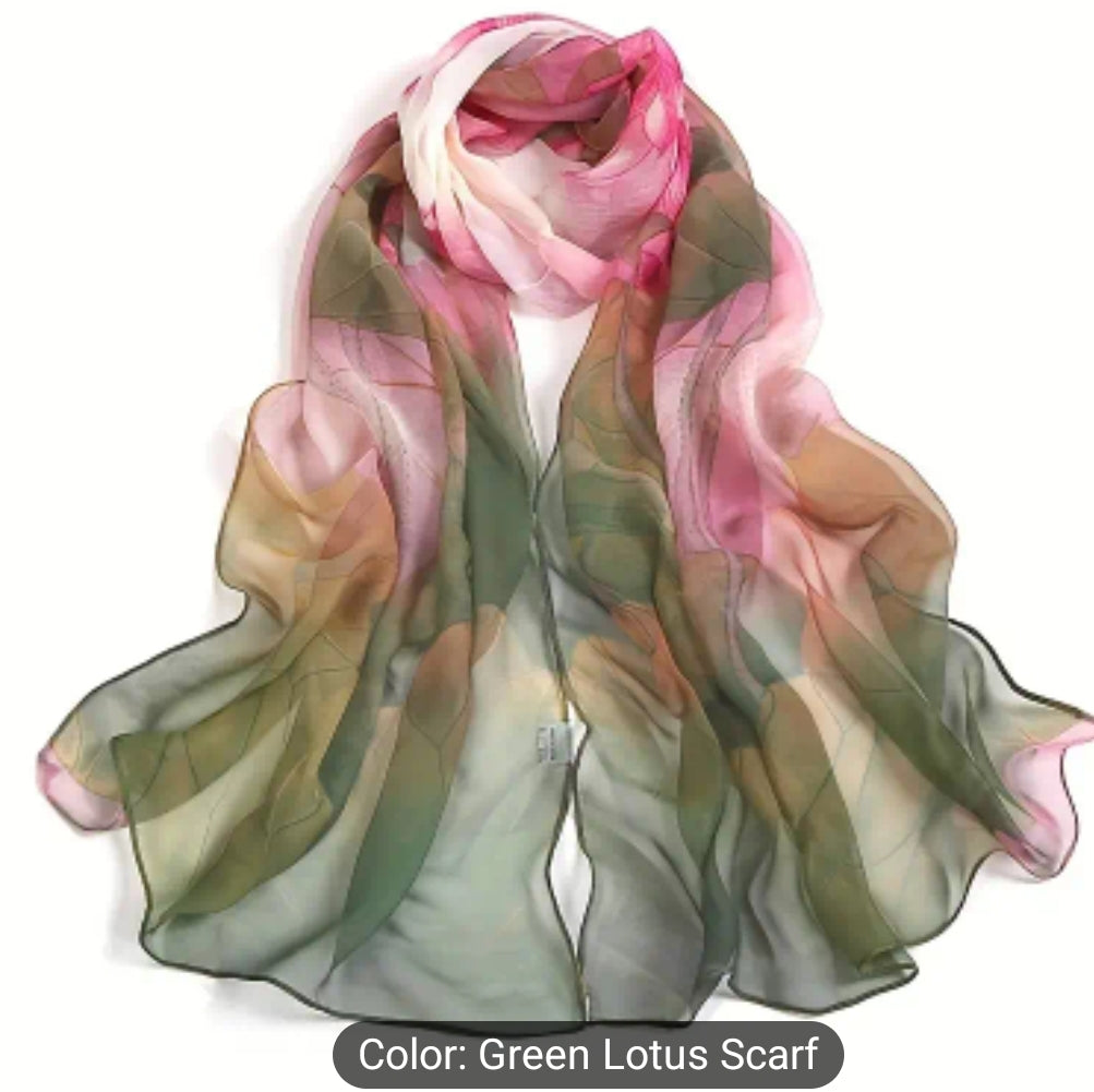 Green Lotus Scarf