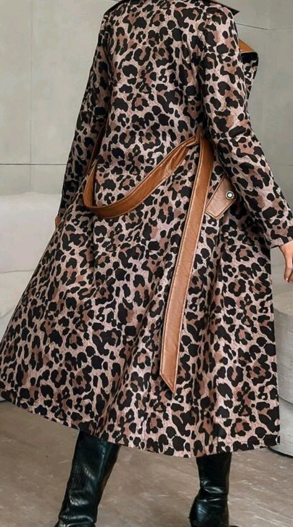 Autumn Leopard Coat