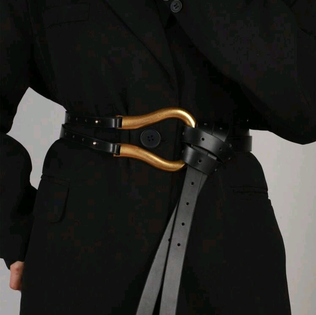 Black Belt Studded