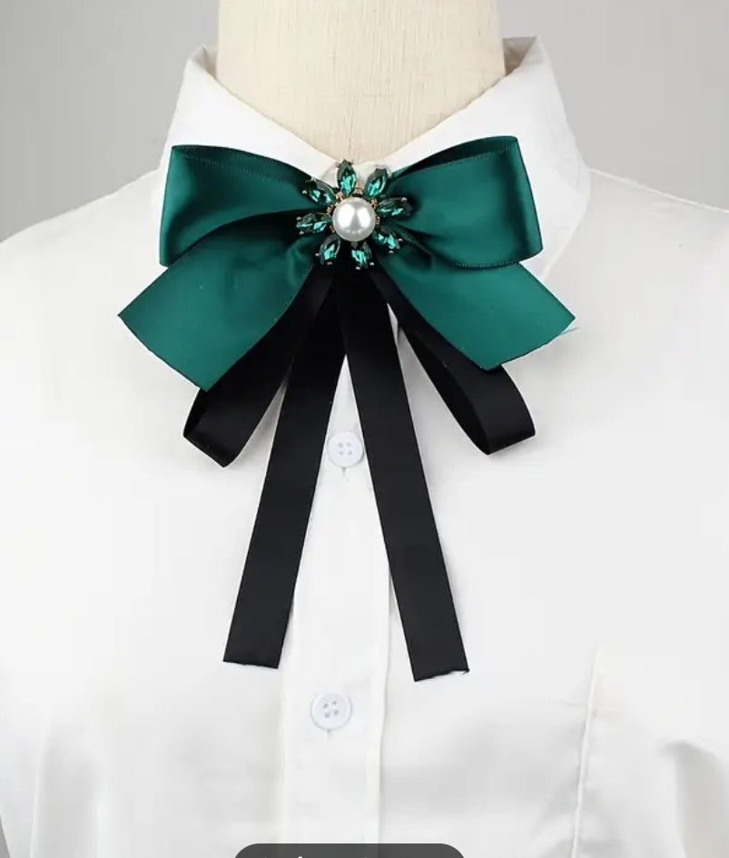 Bottle Green Tie Broach
