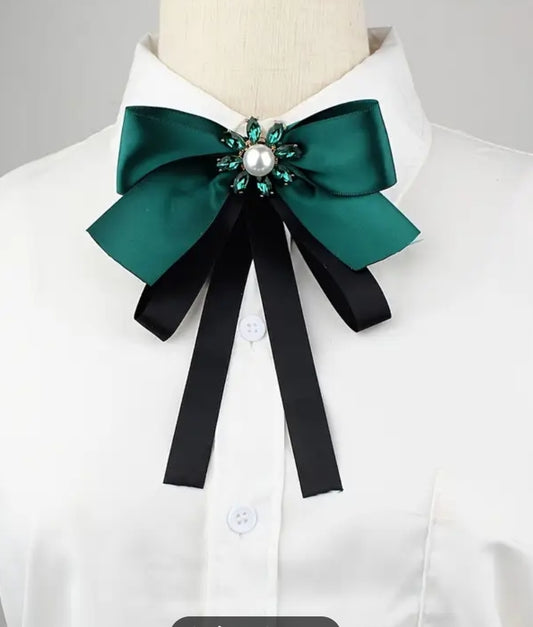 Bottle Green Tie Broach